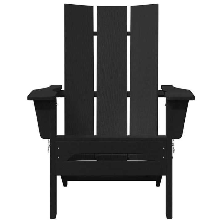 Havemøbler til lounge 2 pcs Sort 74.5 x 80.5 x 90cm Plastik