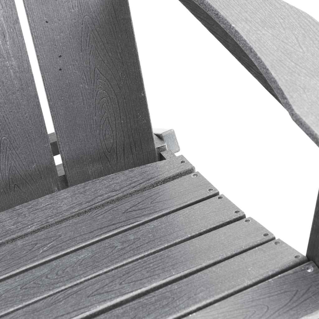 Havemøbler til lounge 2 pcs Lysegrå 74.5 x 80.5 x 90cm Plastik