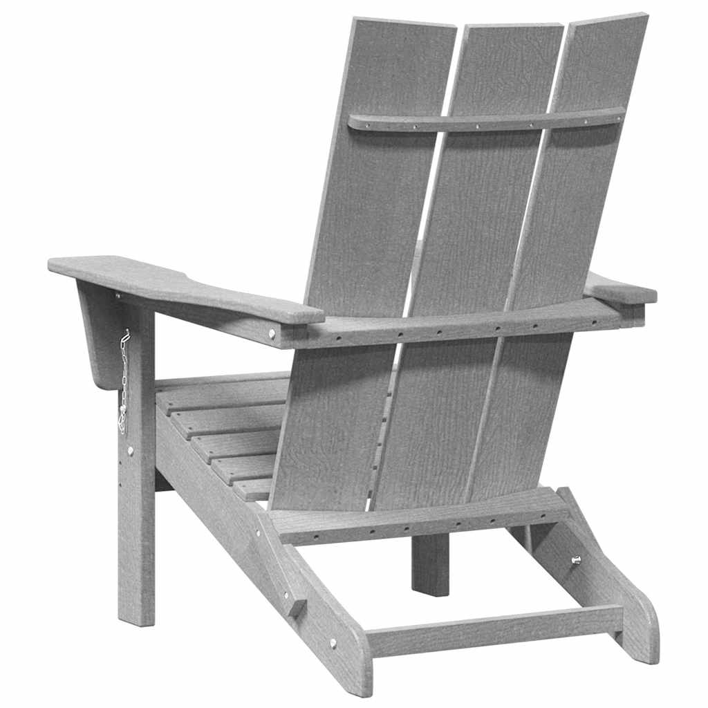 Havemøbler til lounge 2 pcs Lysegrå 74.5 x 80.5 x 90cm Plastik