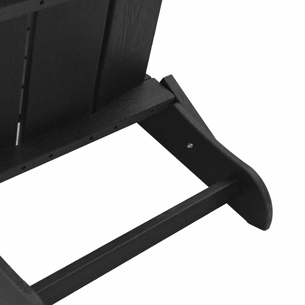 Havemøbler til lounge 3 pcs Sort 38 x 38 x 46cm Plastik