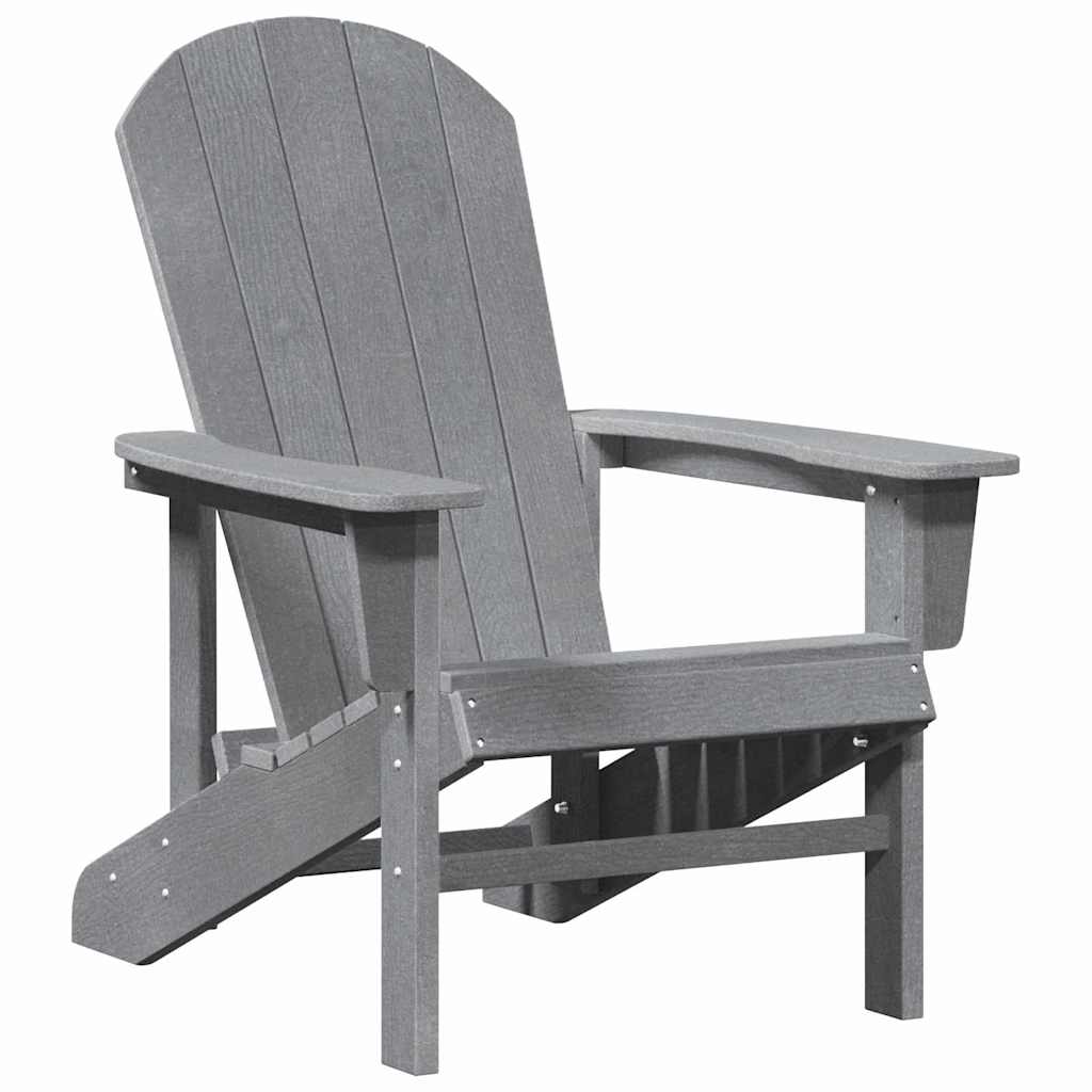 Havemøbler til lounge 2 pcs Lysegrå 74 x 82 x 90cm Polyethylen