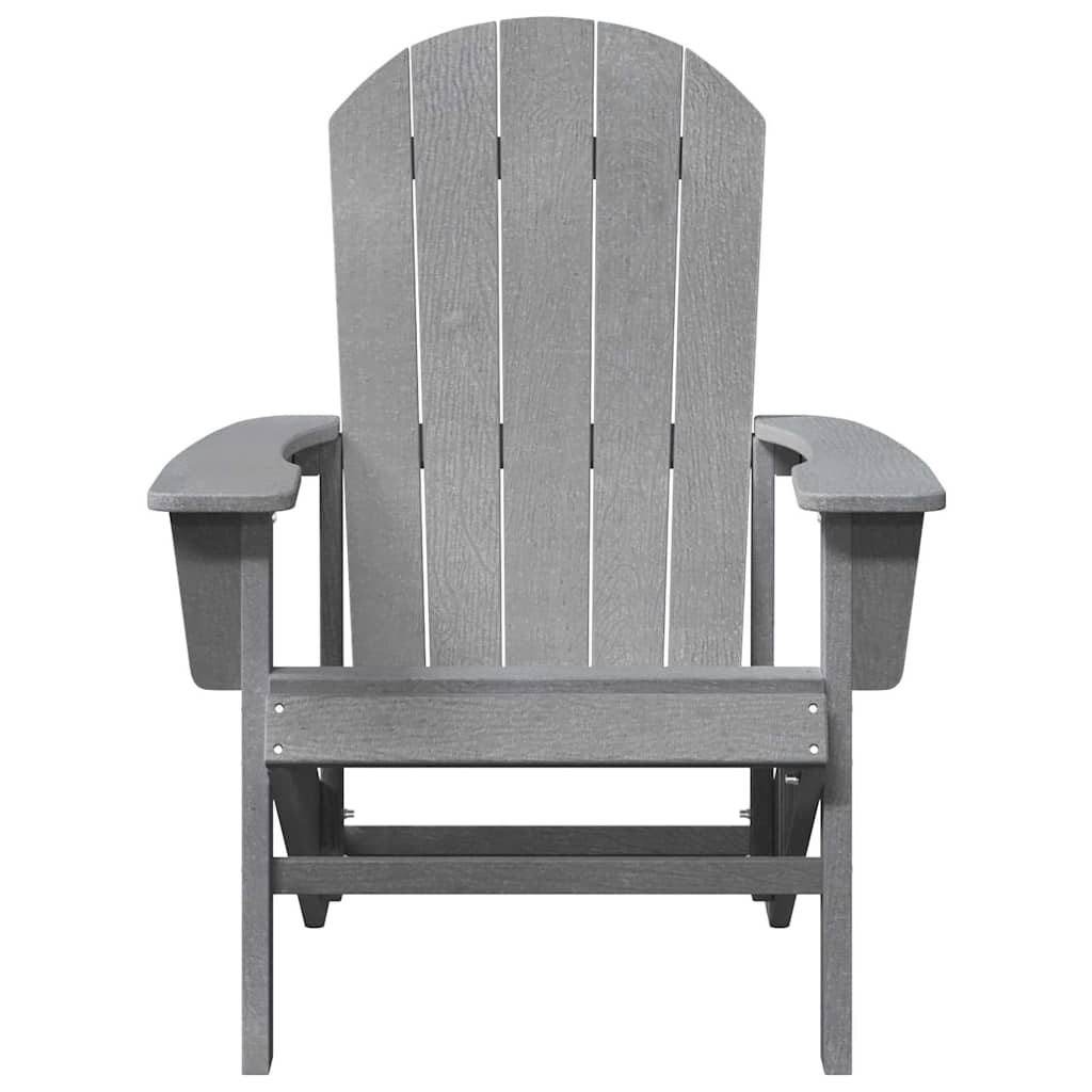 Havemøbler til lounge 2 pcs Lysegrå 74 x 82 x 90cm Polyethylen