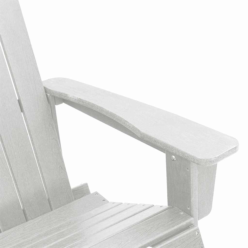 Adirondack Gyngestole 2 pcs Hvid HDPE