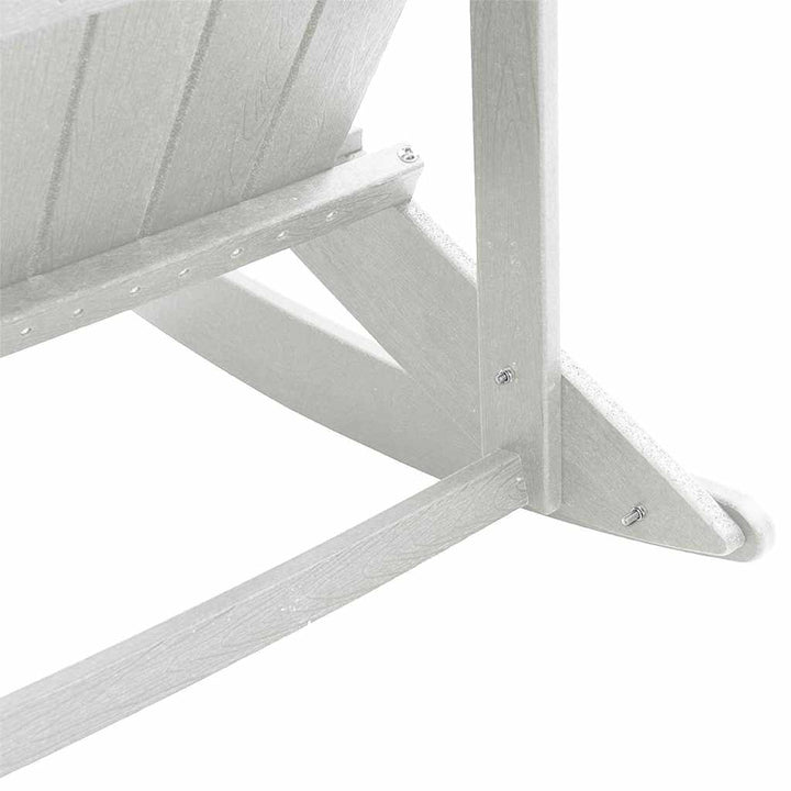 Adirondack Gyngestole 2 pcs Hvid HDPE