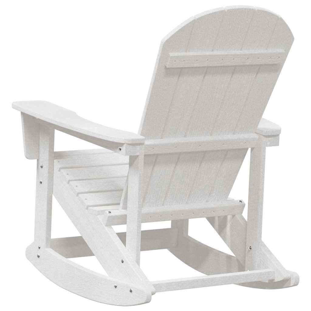 Adirondack Gyngestole 2 pcs Hvid HDPE