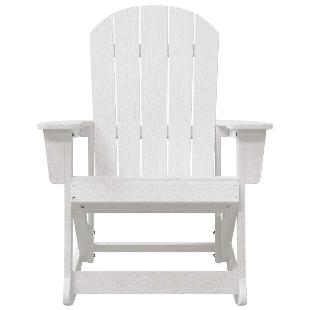Adirondack Gyngestole 2 pcs Hvid HDPE