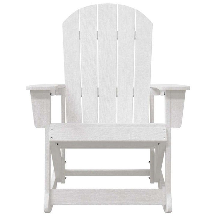 Adirondack Gyngestole 2 pcs Hvid HDPE