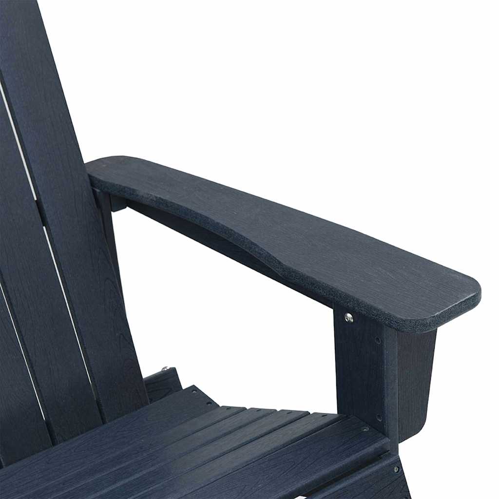 Adirondack Gyngestole 2 pcs Marineblå HDPE
