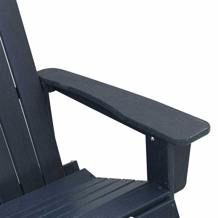 Adirondack Gyngestole 2 pcs Marineblå HDPE