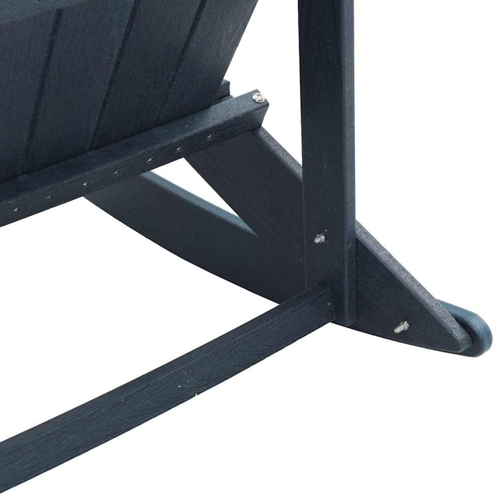 Adirondack Gyngestole 2 pcs Marineblå HDPE
