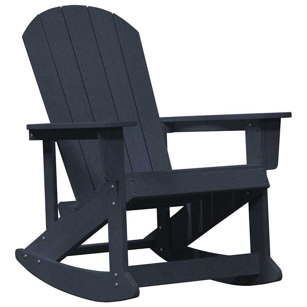 Adirondack Gyngestole 2 pcs Marineblå HDPE