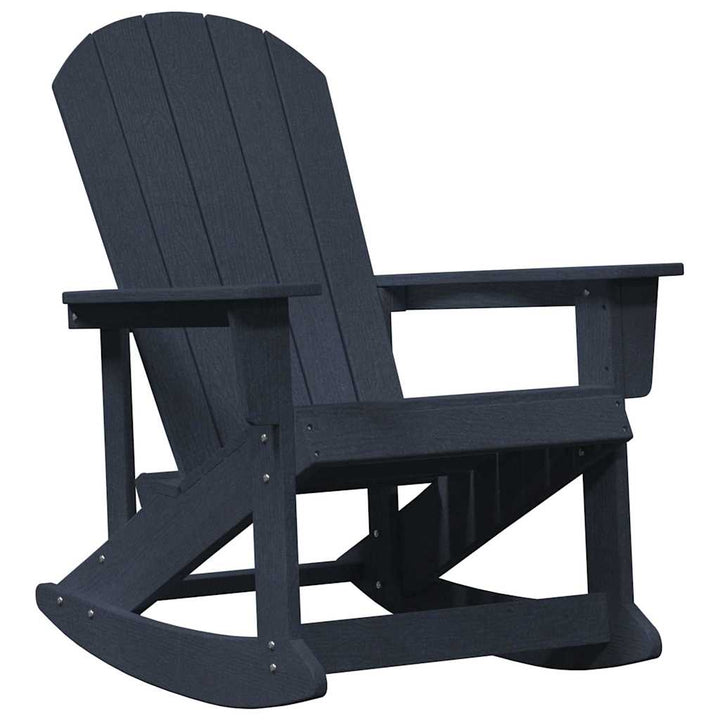 Adirondack Gyngestole 2 pcs Marineblå HDPE