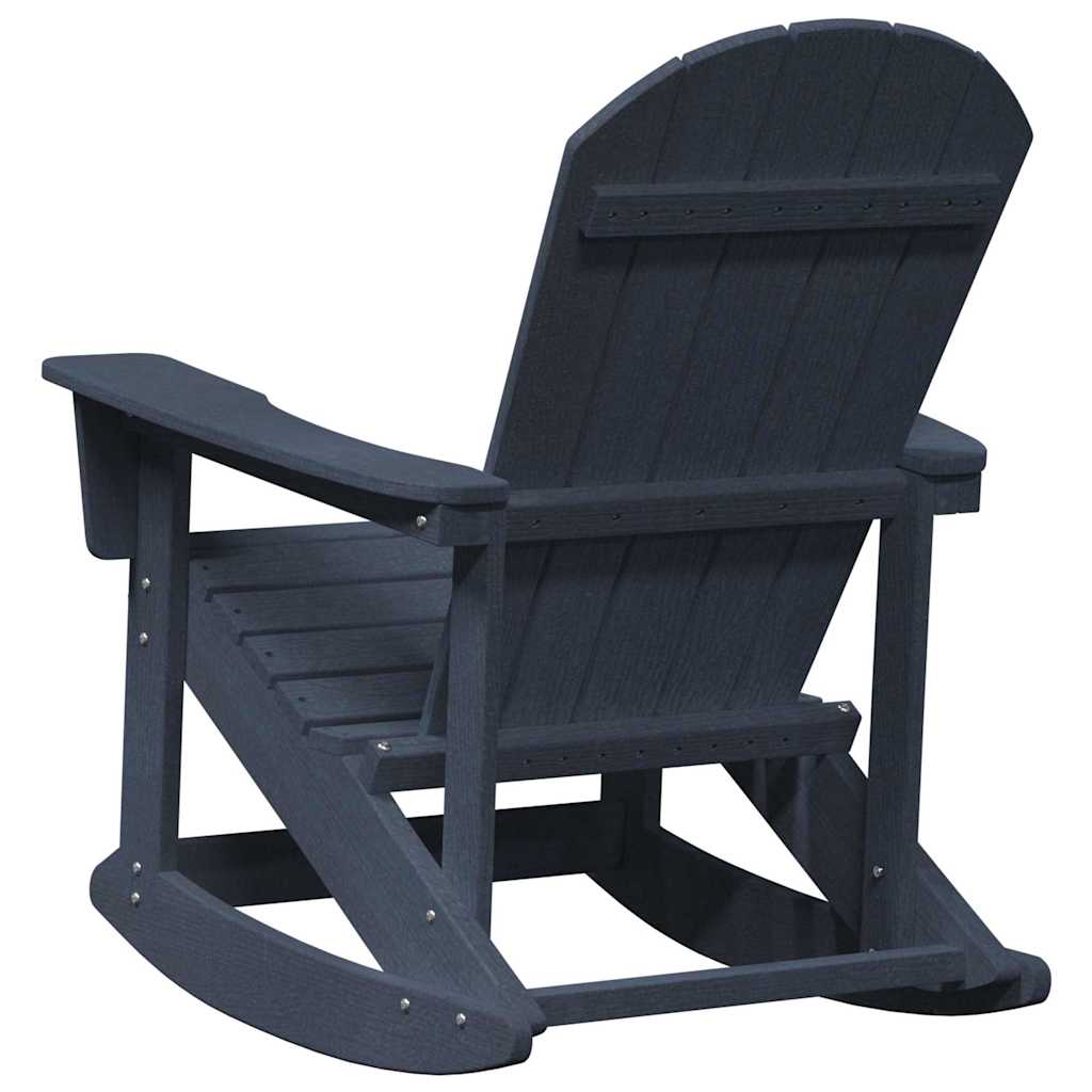 Adirondack Gyngestole 2 pcs Marineblå HDPE