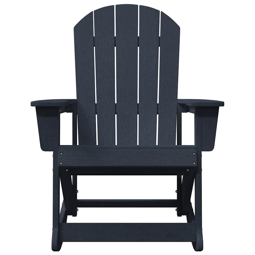 Adirondack Gyngestole 2 pcs Marineblå HDPE