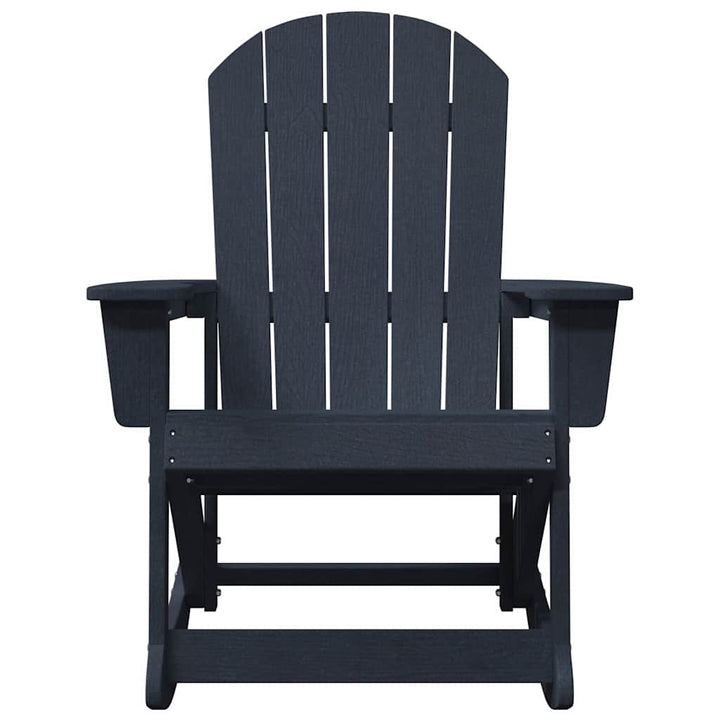 Adirondack Gyngestole 2 pcs Marineblå HDPE