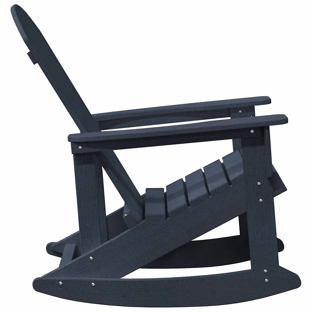 Adirondack Gyngestole 2 pcs Marineblå HDPE