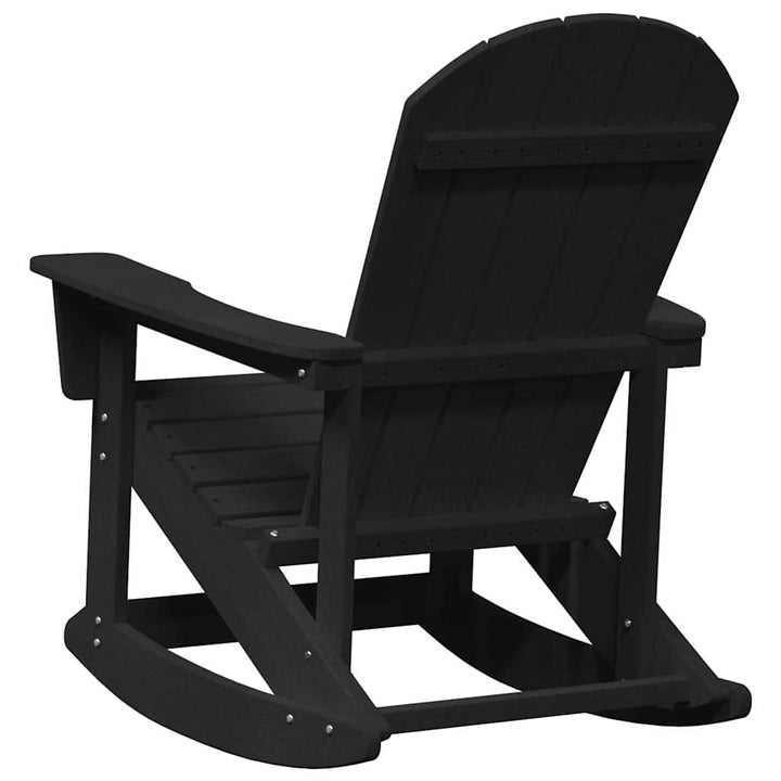 Adirondack Gyngestole 2 pcs Sort HDPE