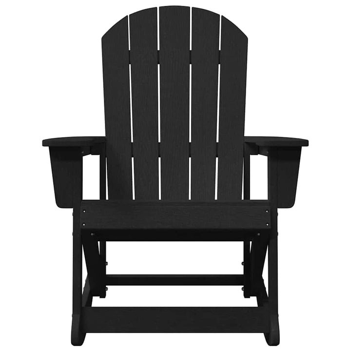 Adirondack Gyngestole 2 pcs Sort HDPE