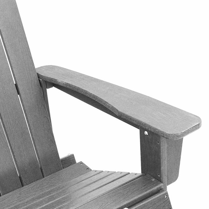 Adirondack Gyngestole 2 pcs Lysegrå HDPE