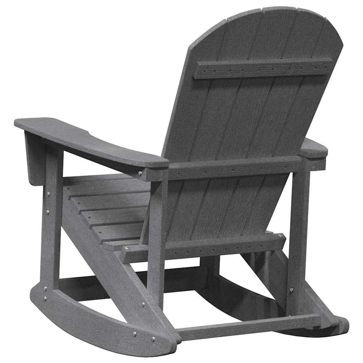 Adirondack Gyngestole 2 pcs Lysegrå HDPE