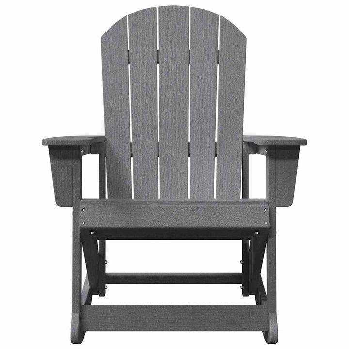 Adirondack Gyngestole 2 pcs Lysegrå HDPE