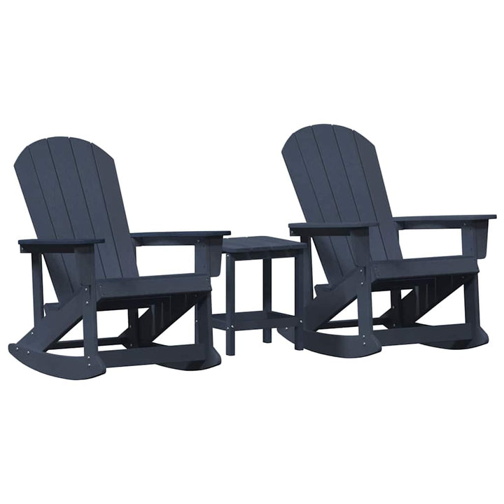 Have lounge sæt Marineblå HDPE