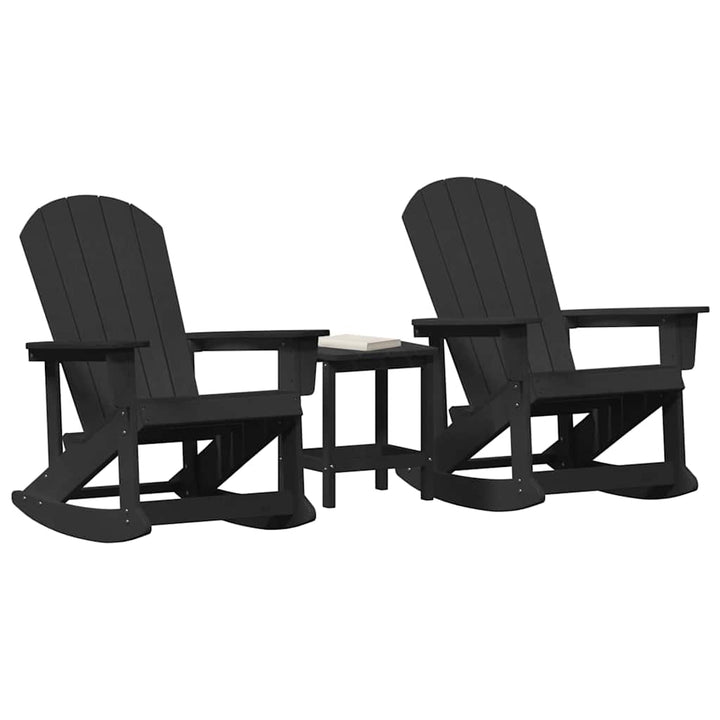 Have lounge sæt Sort HDPE