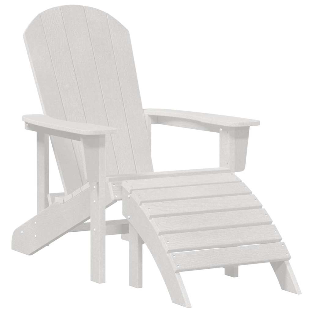 Havemøbler til lounge 2 pcs Hvid 74 x 82 x 90cm Plastik