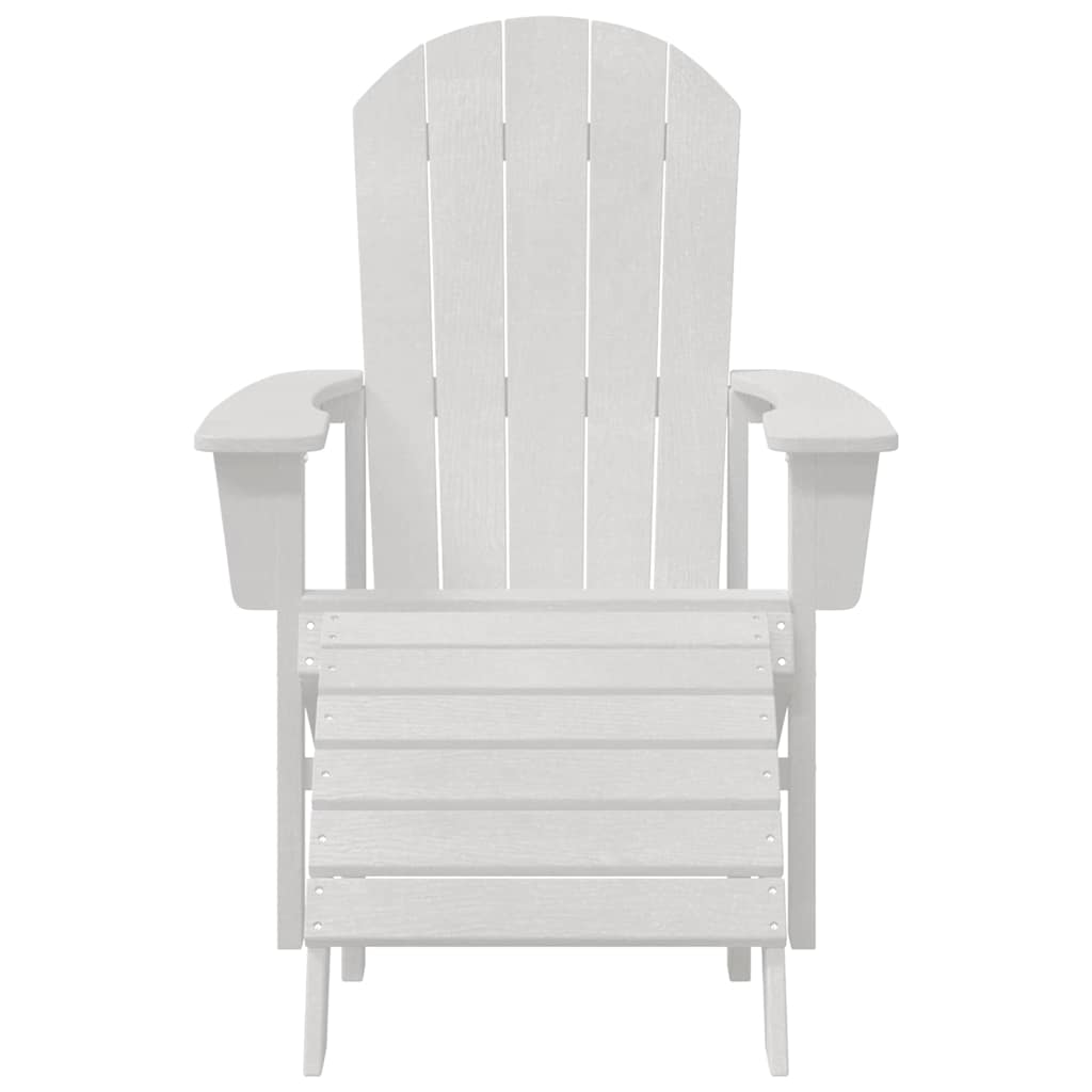 Havemøbler til lounge 2 pcs Hvid 74 x 82 x 90cm Plastik