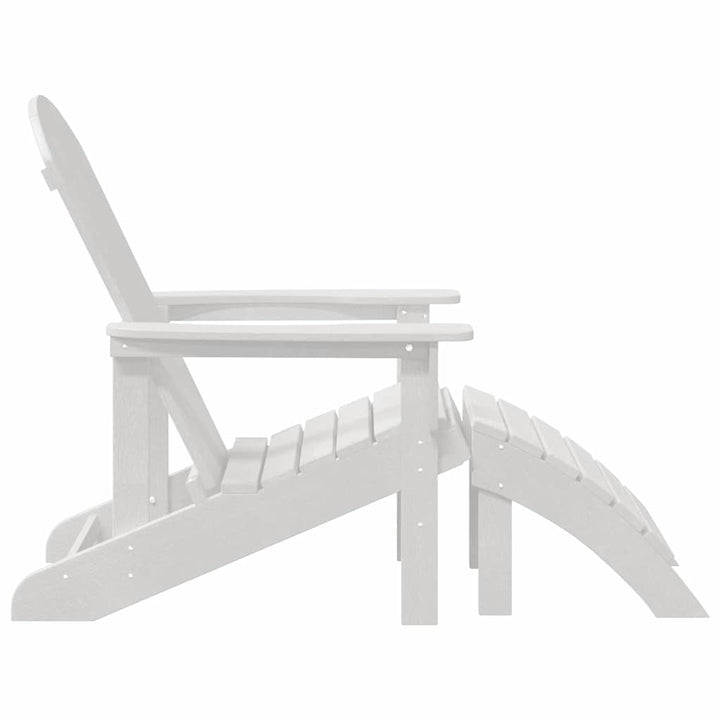Havemøbler til lounge 2 pcs Hvid 74 x 82 x 90cm Plastik
