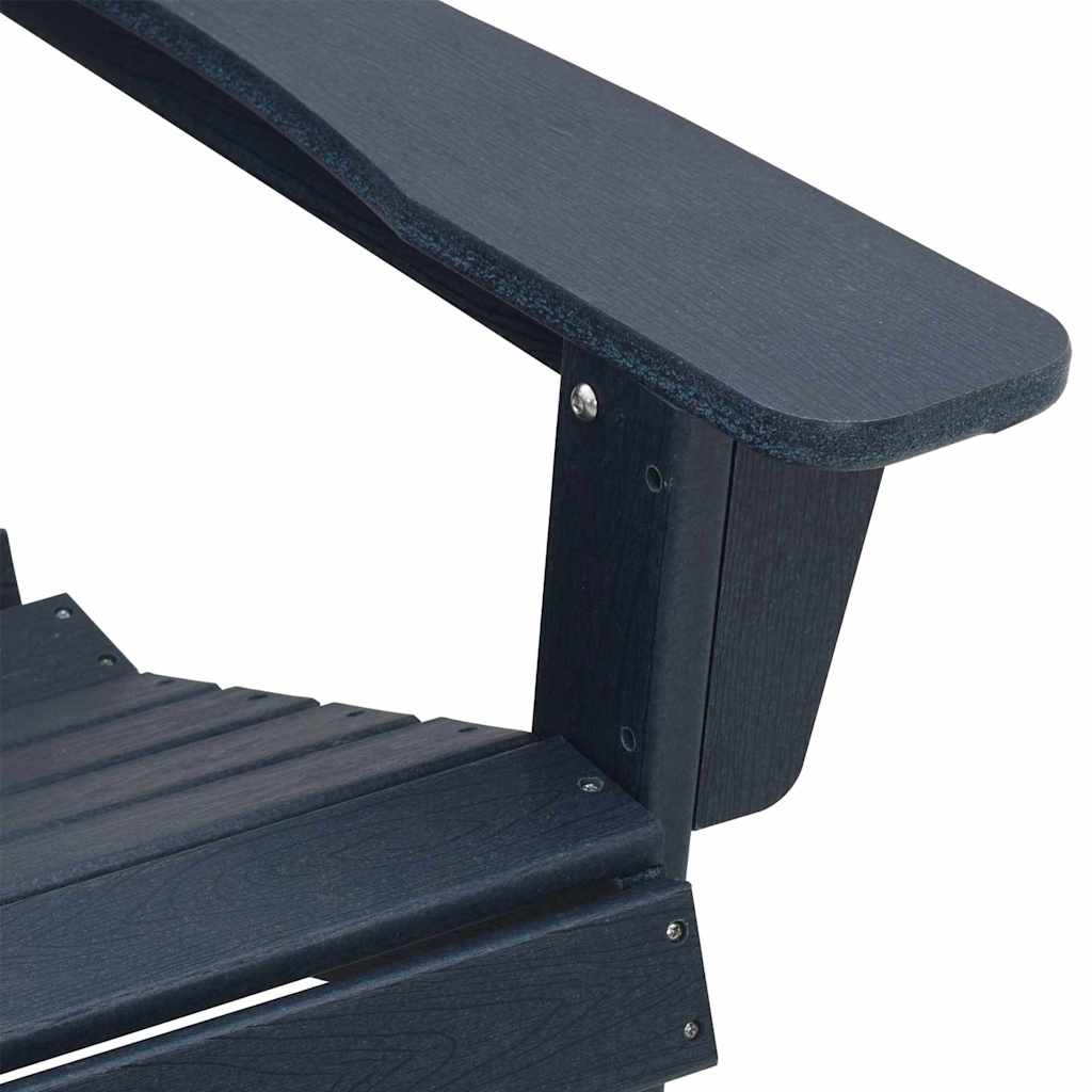 Havemøbler til lounge 2 pcs Marineblå 74 x 82 x 90cm Plastik