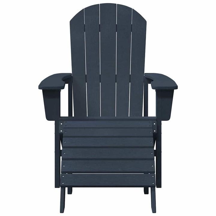 Havemøbler til lounge 2 pcs Marineblå 74 x 82 x 90cm Plastik