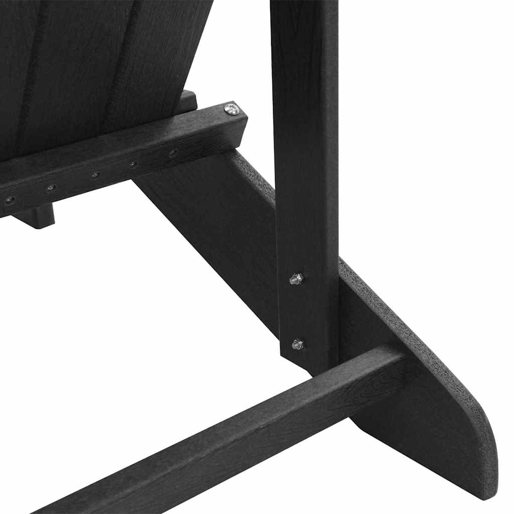 Havemøbler til lounge 2 pcs Sort 74 x 82 x 90cm Plastik