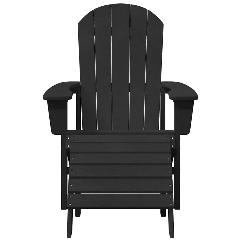 Havemøbler til lounge 2 pcs Sort 74 x 82 x 90cm Plastik