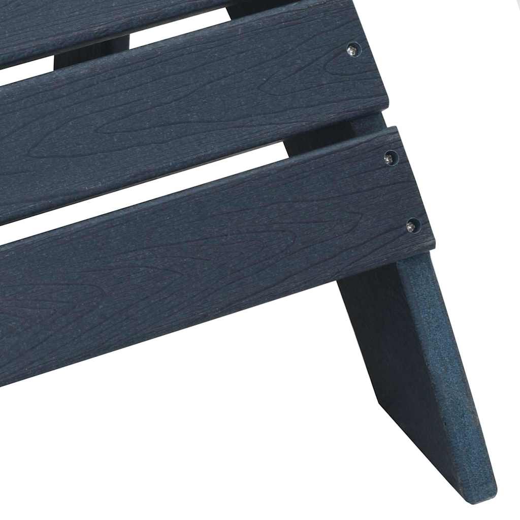 Havemøbler til lounge 3 pcs Marineblå 38 x 38 x 46cm Plastik