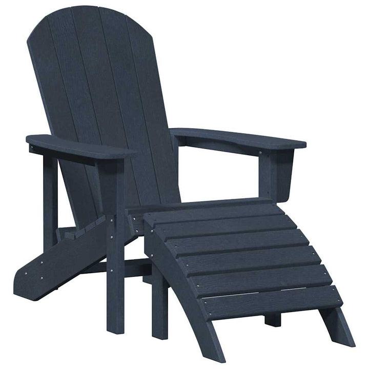 Havemøbler til lounge 3 pcs Marineblå 38 x 38 x 46cm Plastik