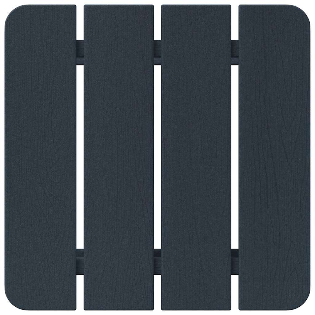 Havemøbler til lounge 3 pcs Marineblå 38 x 38 x 46cm Plastik