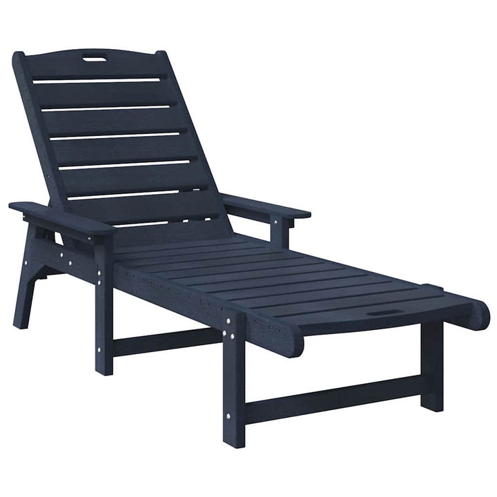 Havemøbler til lounge 2 pcs Marineblå 53 x 195.5 x 30cm
