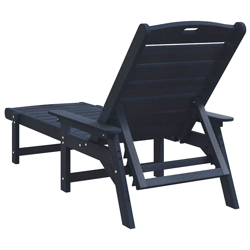 Havemøbler til lounge 2 pcs Marineblå 53 x 195.5 x 30cm