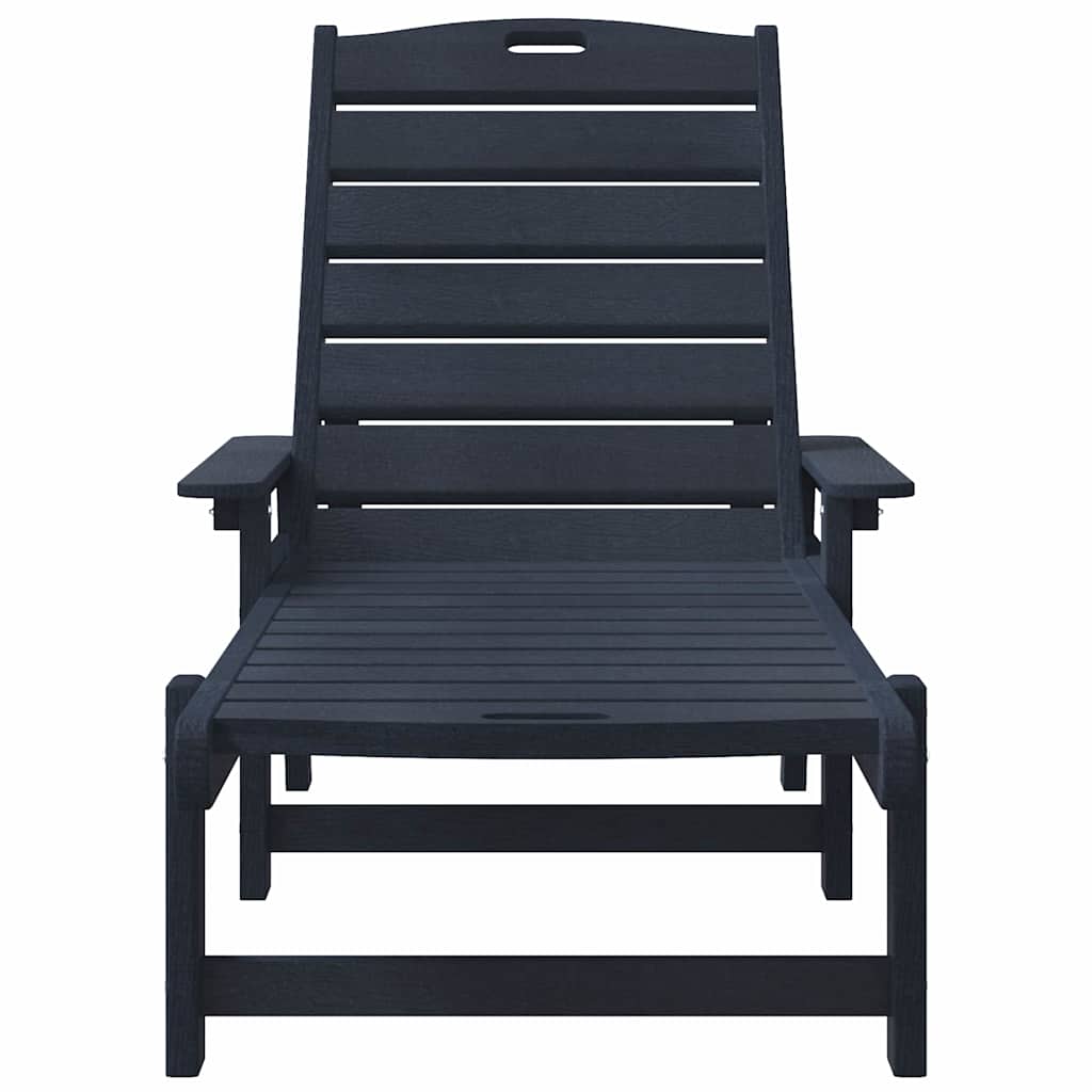 Havemøbler til lounge 2 pcs Marineblå 53 x 195.5 x 30cm