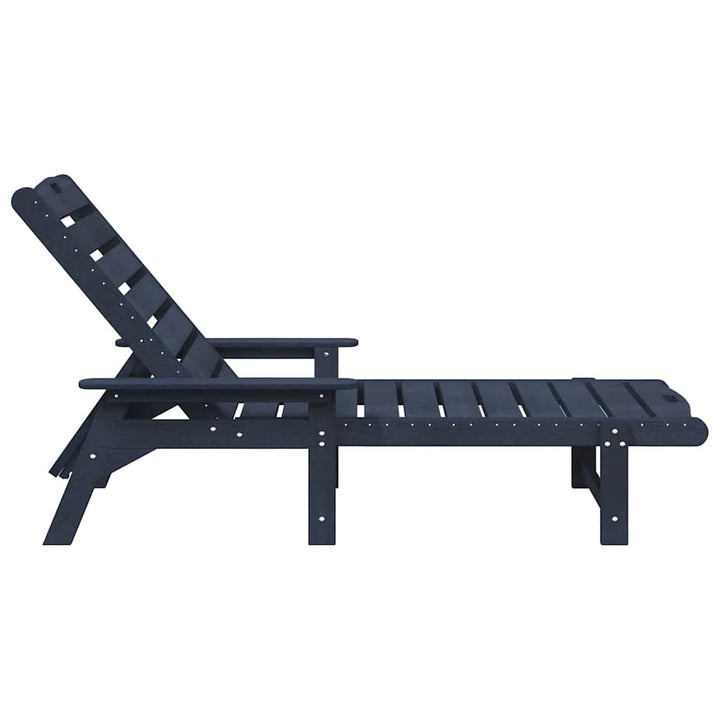 Havemøbler til lounge 2 pcs Marineblå 53 x 195.5 x 30cm