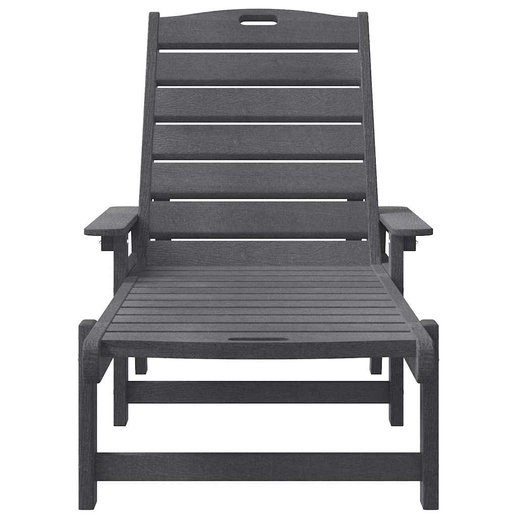 Havemøbler til lounge 2-person 2 pcs Lysegrå 53 x 195.5 x 30cm