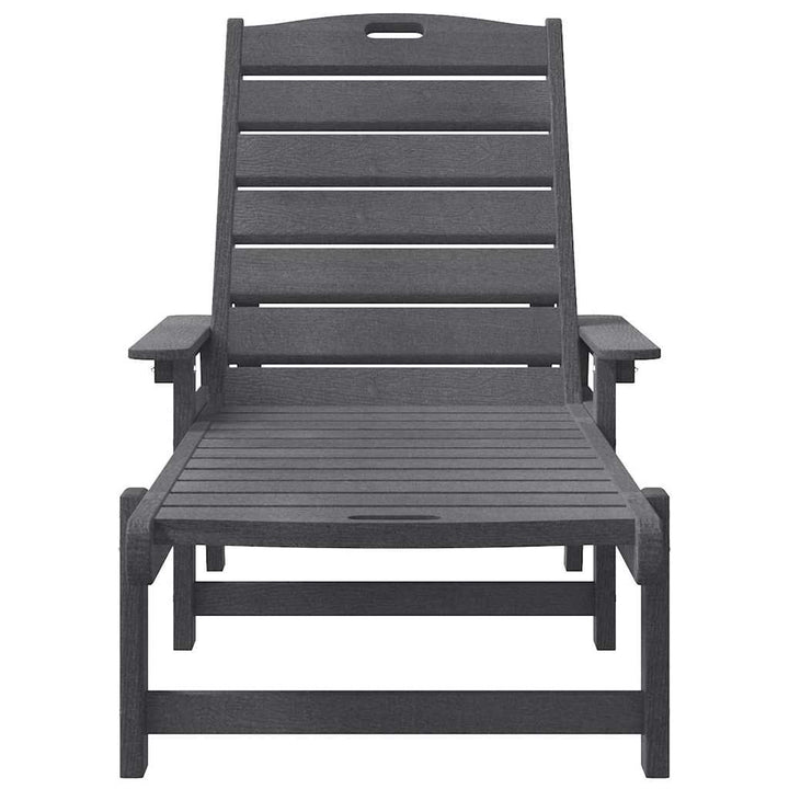 Havemøbler til lounge 2-person 2 pcs Lysegrå 53 x 195.5 x 30cm