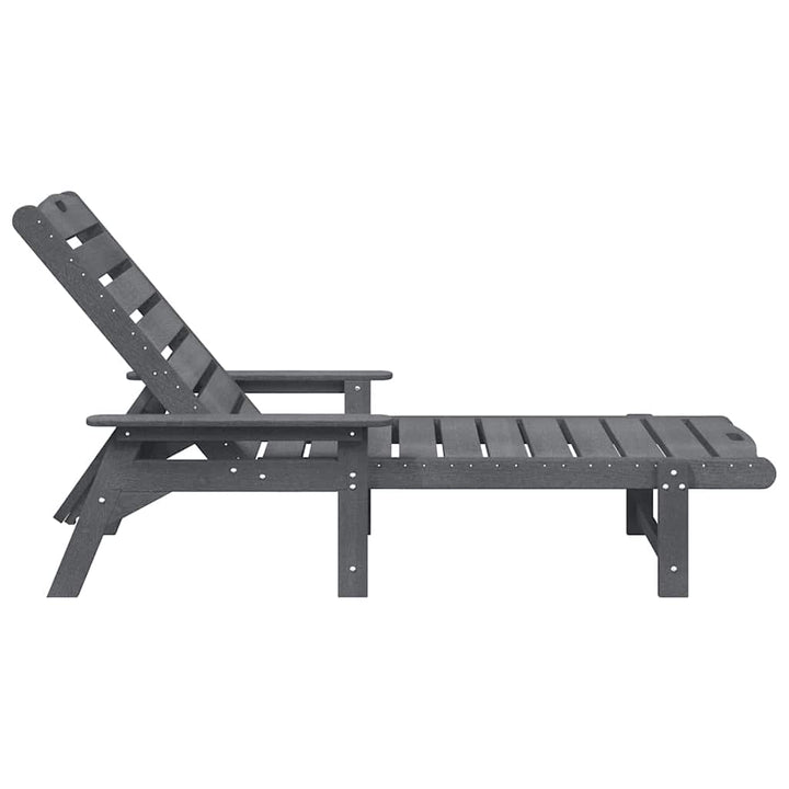 Havemøbler til lounge 2-person 2 pcs Lysegrå 53 x 195.5 x 30cm