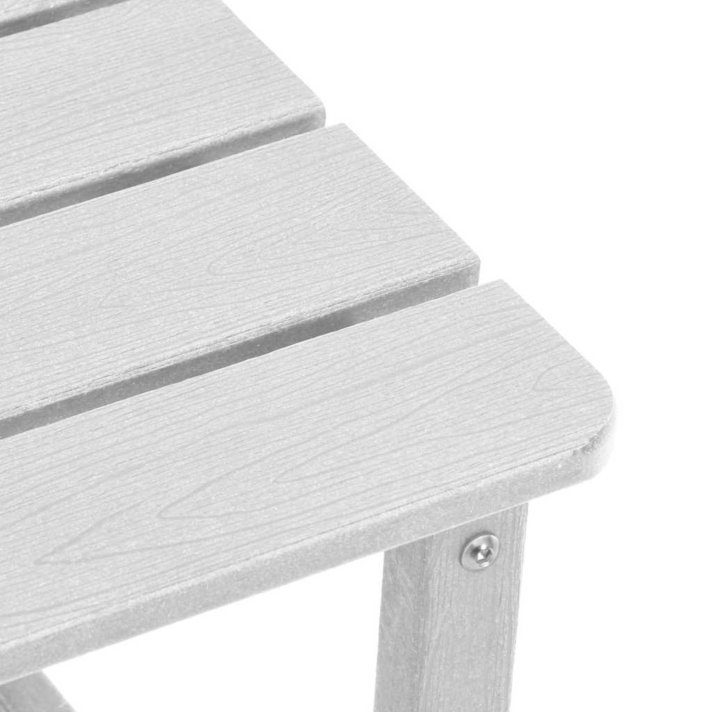 Havemøbler til lounge 3 pcs Hvid 38 x 38 x 46cm Polyethylen