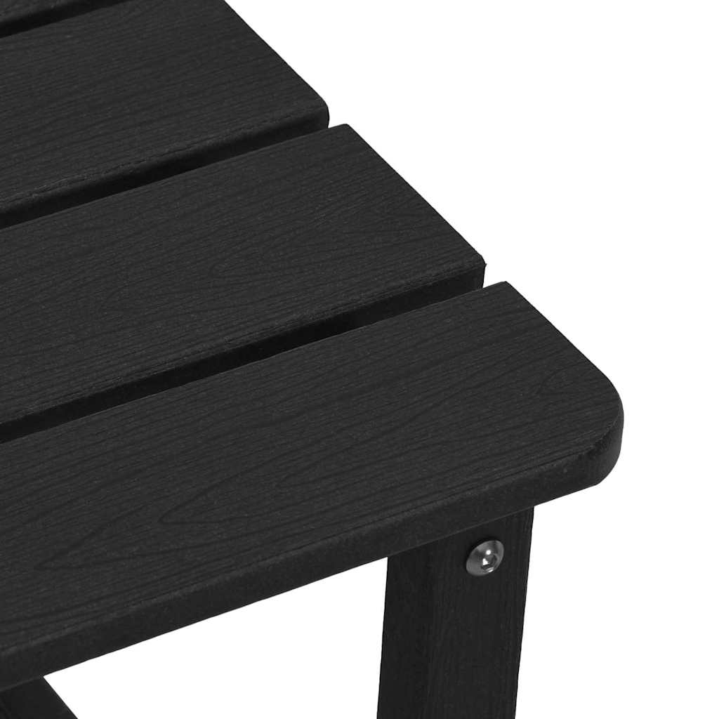 Havemøbler til lounge 3 pcs Sort 38 x 38 x 46cm Polyethylen