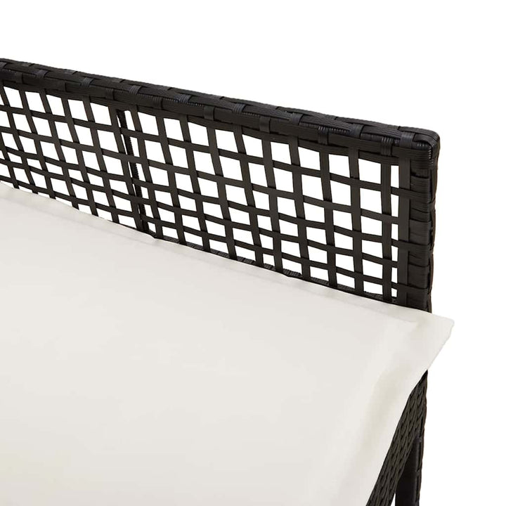 Have Stol 2 pcs Sort 53 x 60 x 85 cm polyrattan