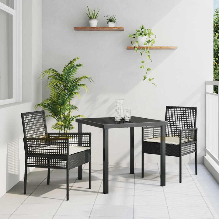 Have Stol 2 pcs Sort 53 x 60 x 85 cm polyrattan