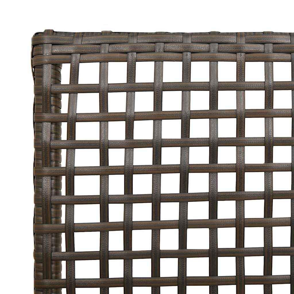 Have Stol 2 pcs Brun 53 x 60 x 85 cm polyrattan