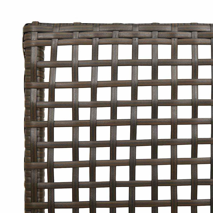 Have Stol 2 pcs Brun 53 x 60 x 85 cm polyrattan